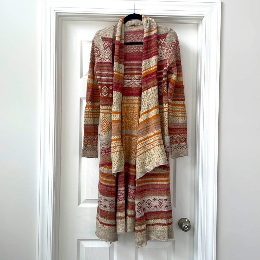 Free people sweater duster